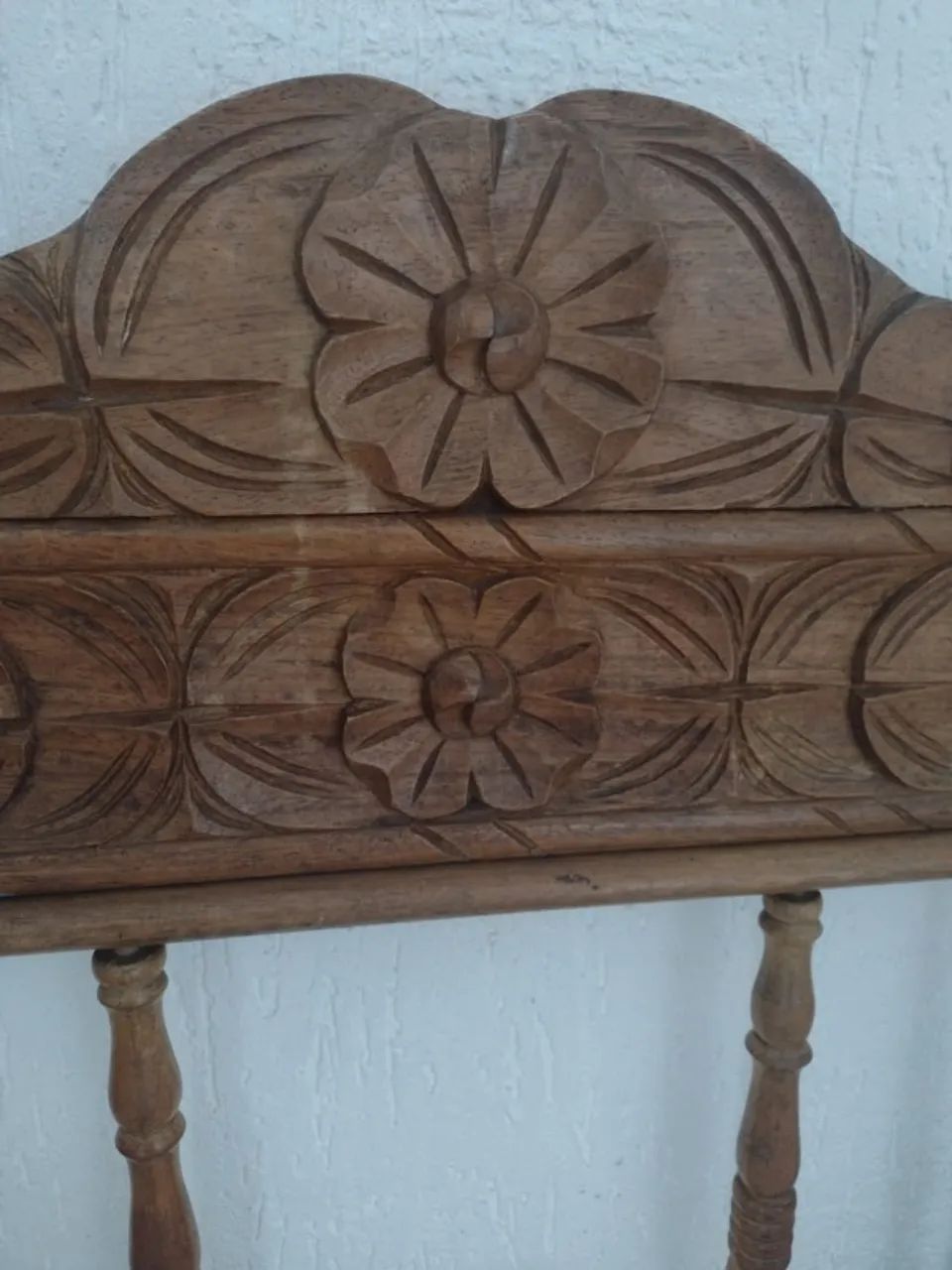 Cama de Madeira Jacarandá Vintage com colchão - Foto 5