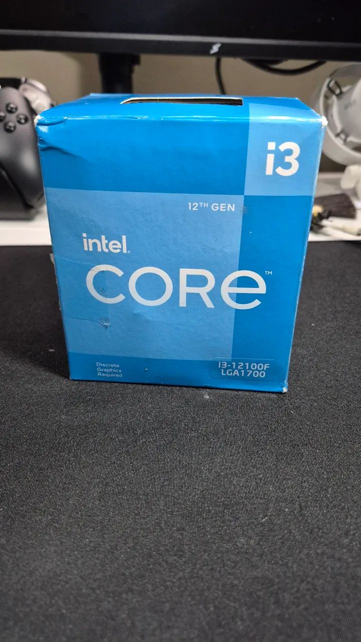 Processador i3 12100F LGA1700 c/caixa e cooler box