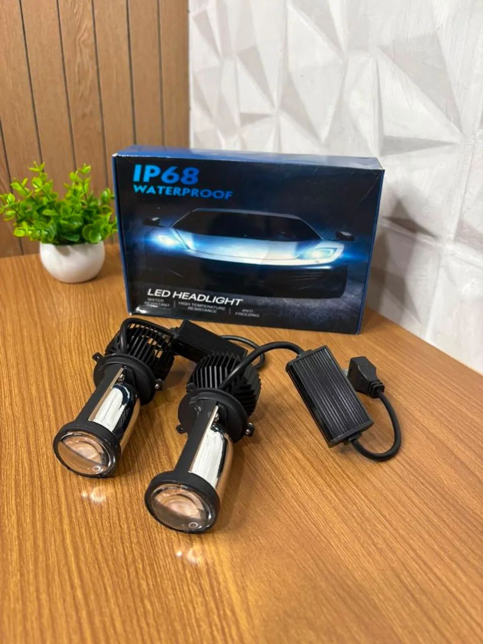 Par de lâmpada de led projetora automotivo 