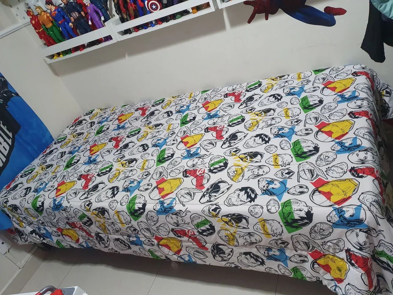 Edredon solteiro Avengers 