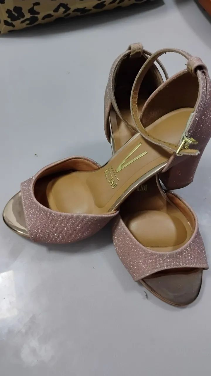 Sandália vizanno rose glitter  - Foto 4