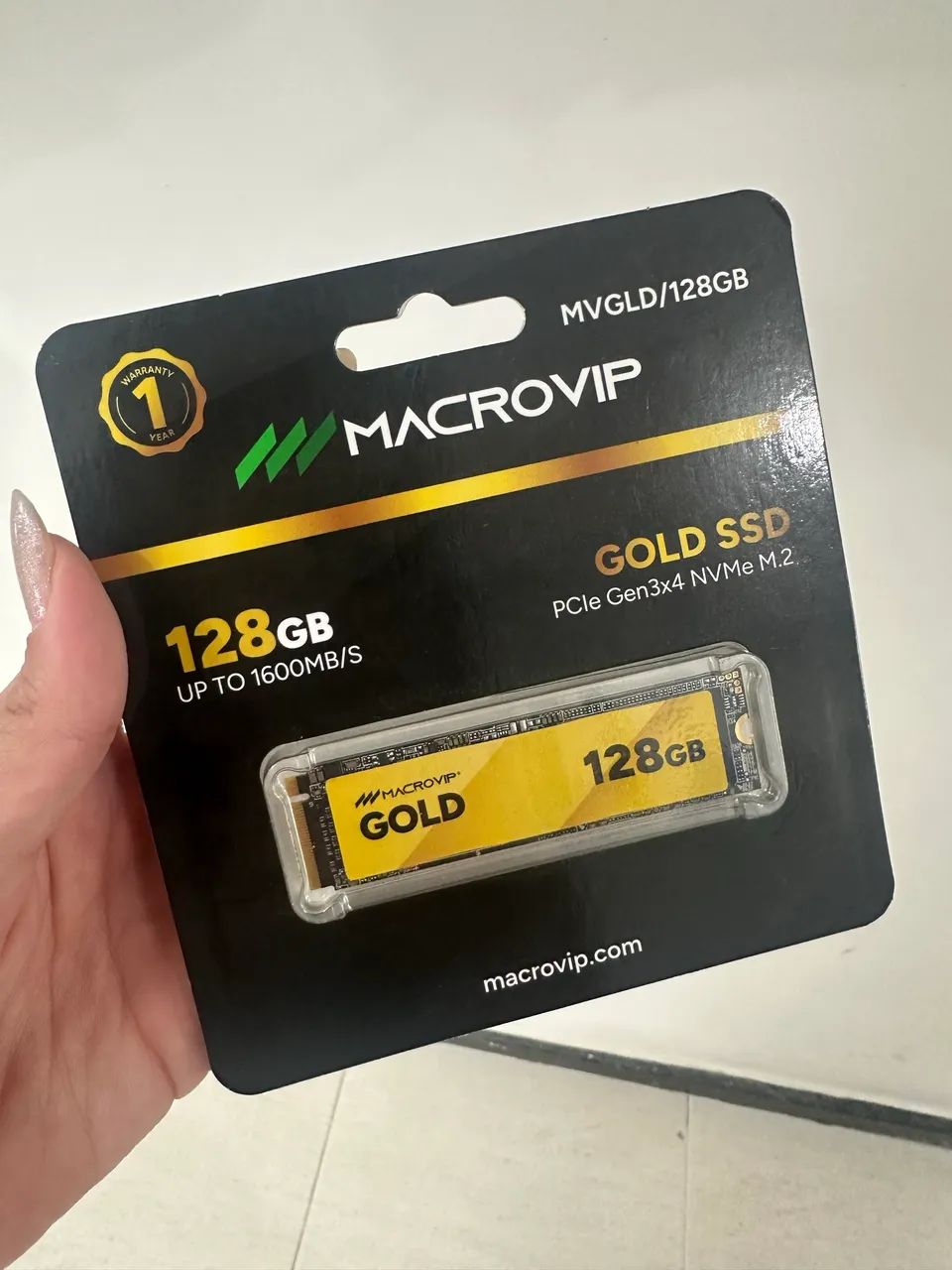 SSD M.2 NVME 128GB MACROVIP GOLD  - Foto 2