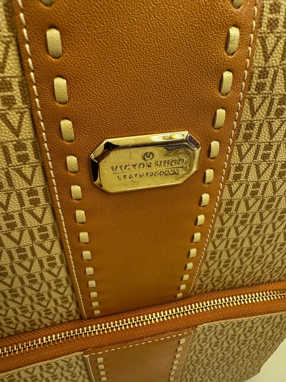 Mochila de couro Victor Hugo - Foto 4
