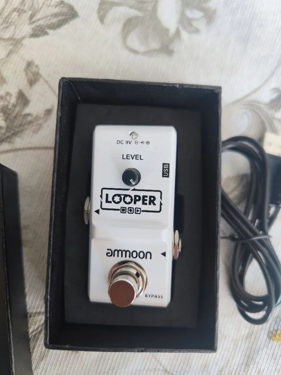 Pedal guitarra Ammon looper com defeito 