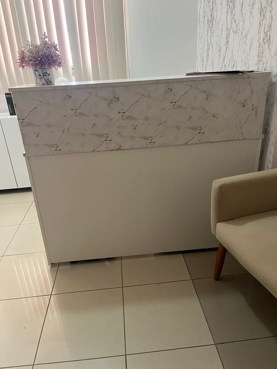Balcão para recepção 