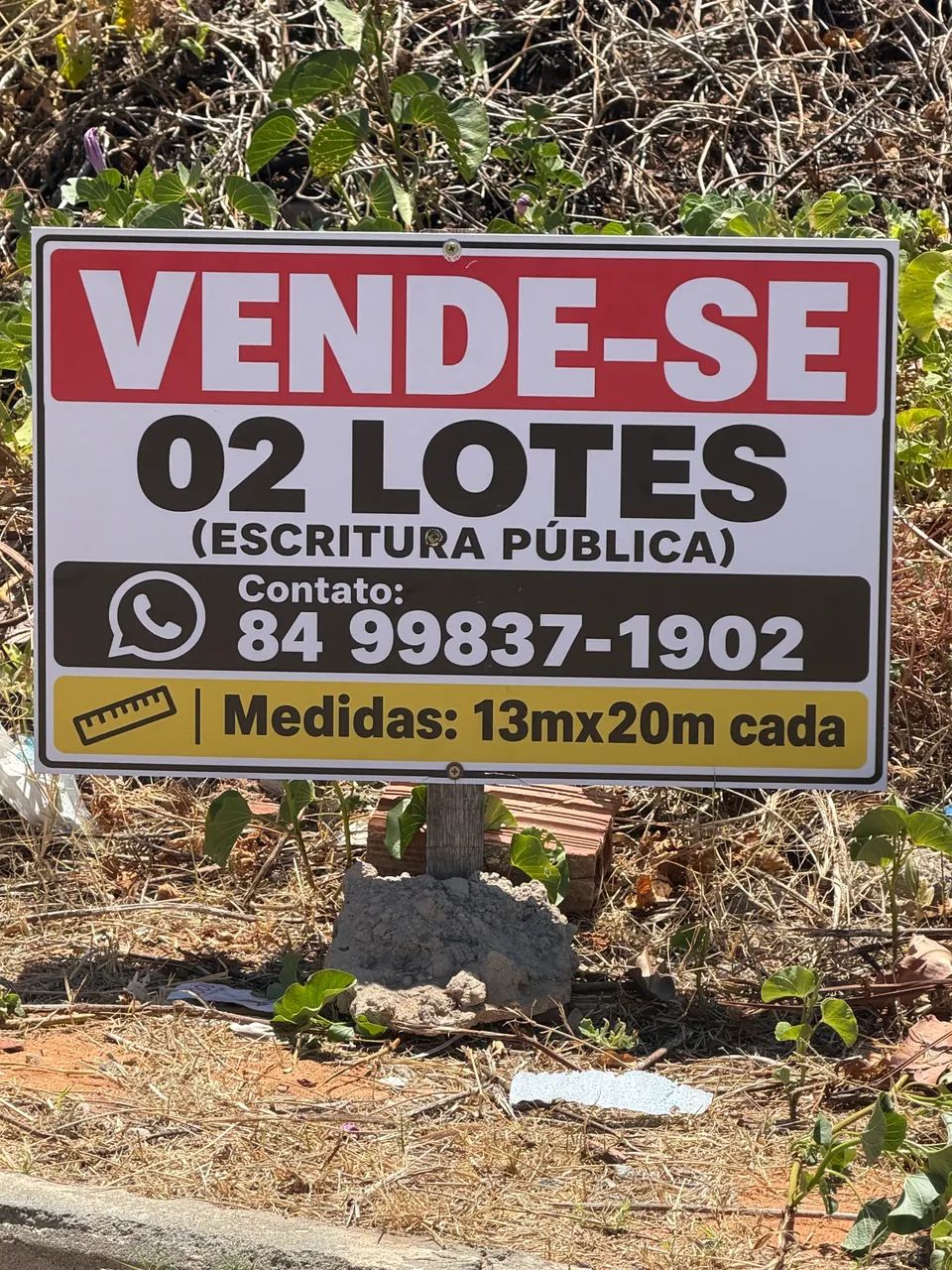 VENDE-SE 02 LOTES NO CENTRO DE TIBAU/RN - Foto 2