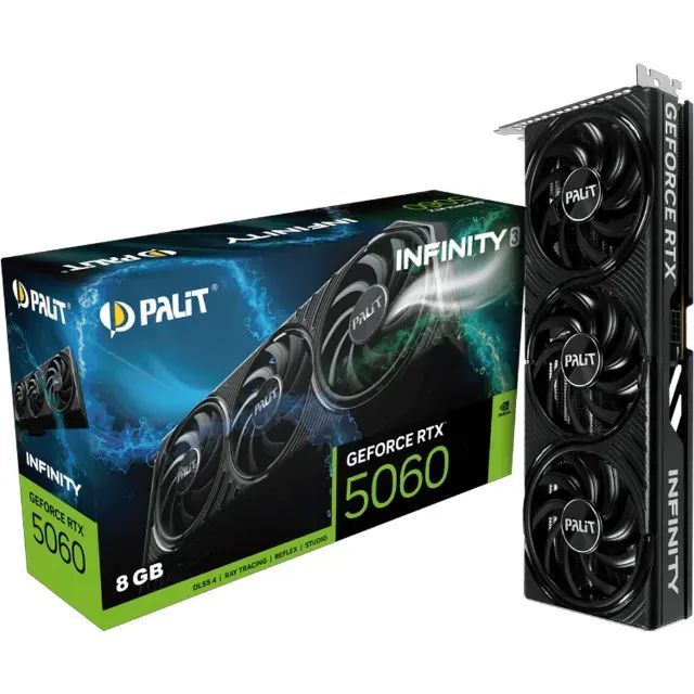 PLACA DE VÍDEO RTX 5060 8GB GDDR7 PALIT - Foto 2