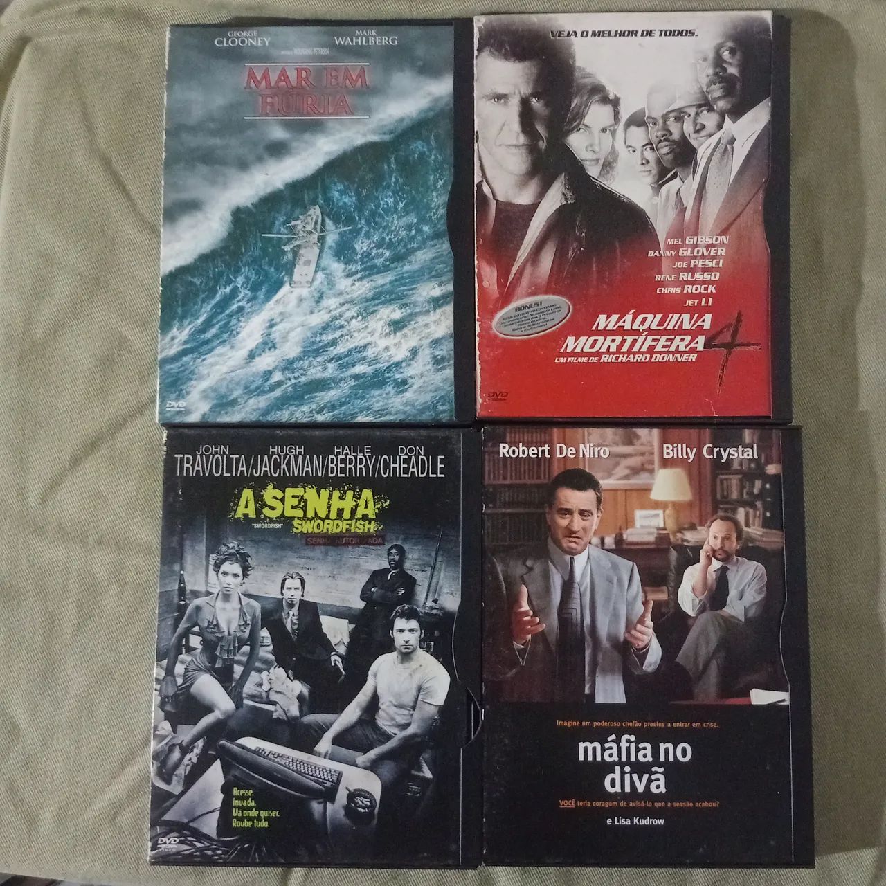 Lote 4 dvds em snapcase - Foto 2