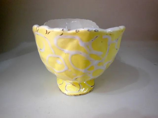 Cachepot Vaso Flores Centro de Mesa Antigo em Louça - Foto 5