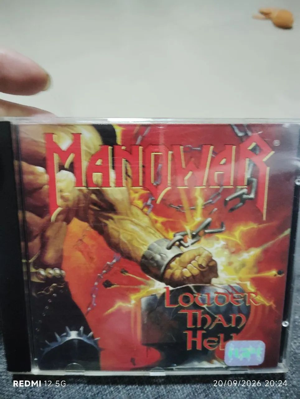 CD MANOWAR  LOUDER THAN HELL