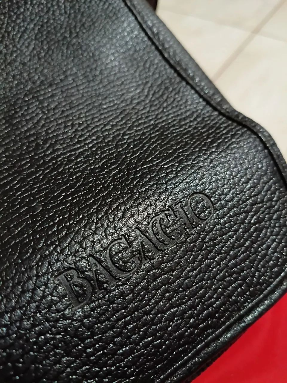 Bolsa de couro  para notebook bagagio - Foto 3