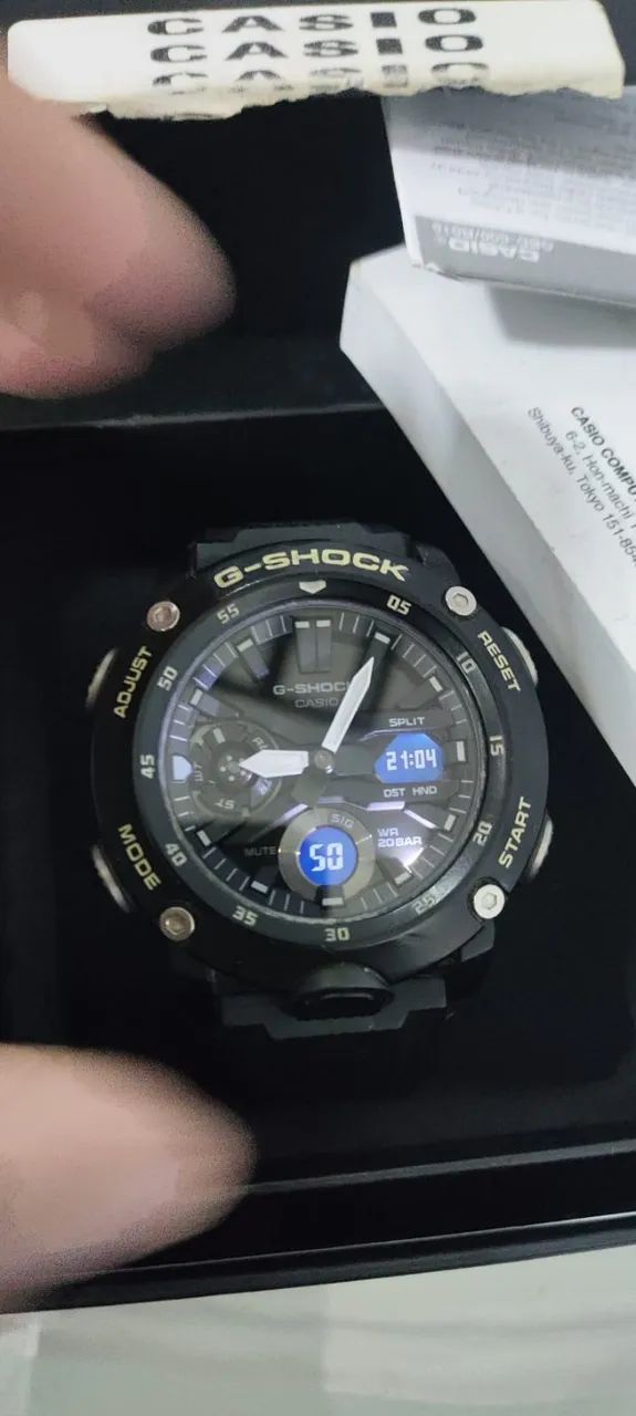 Relógio Casio G-Shock GA-2000 Original - Analógico Digital - Caixa e Manual - Foto 3