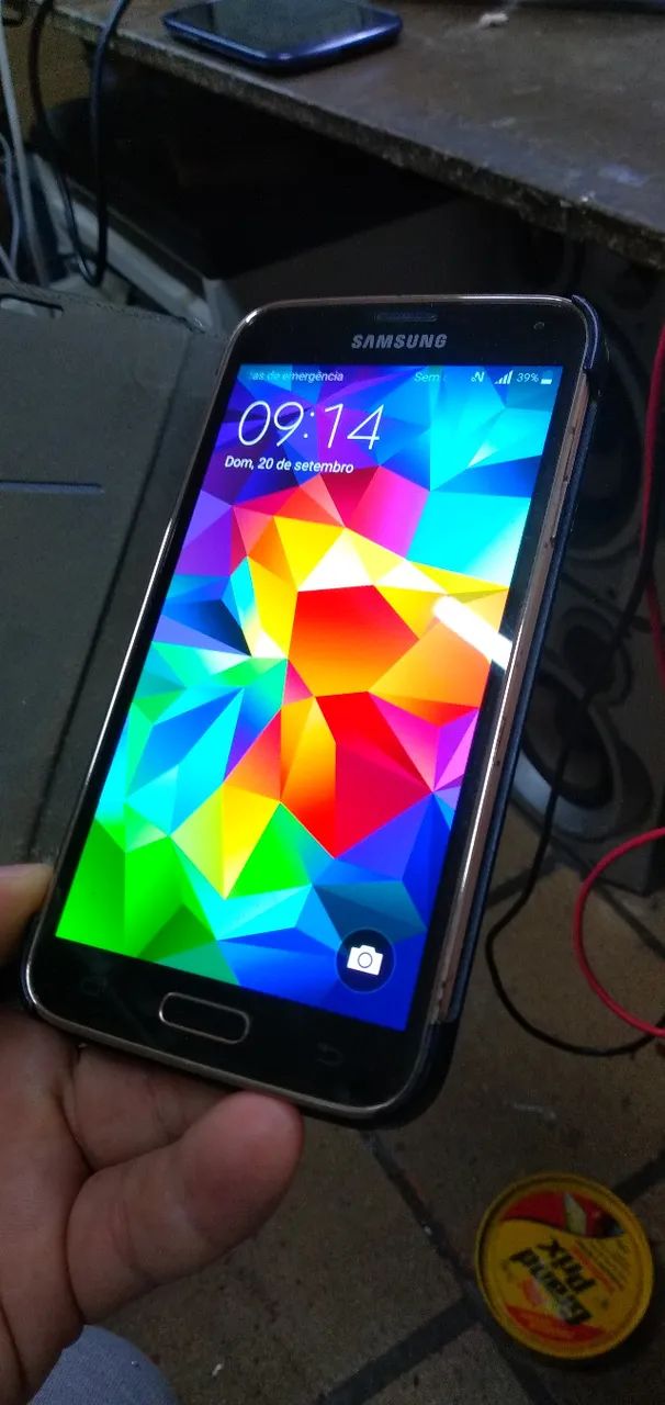 Cel. Samsung S5 Plus (SM-G901F) funcionando - c/ NFC, tela e baterias OK  - Foto 5