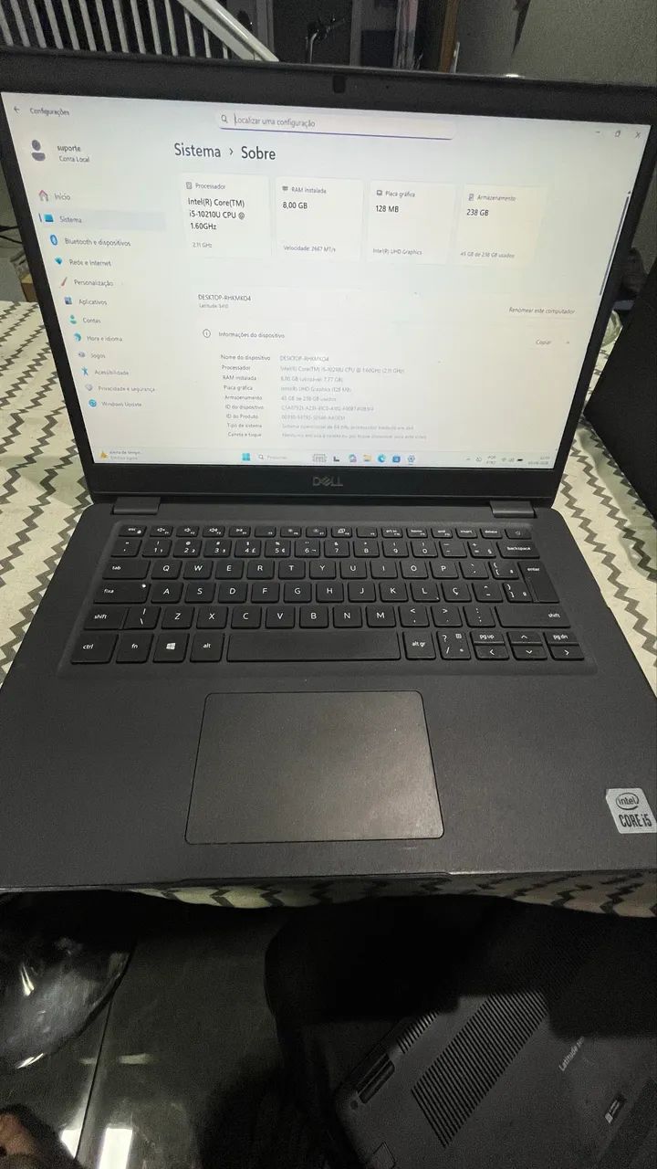 Notebook Dell latitude 3410 i5 10g