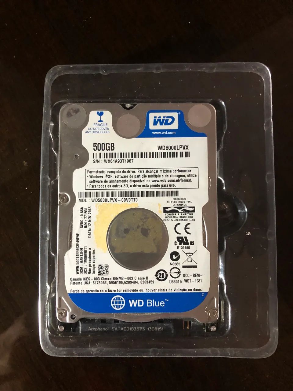 Hr 500gb 2,5 polegadas notebook, Xbox, ps3, ps4,  usado  - Foto 3
