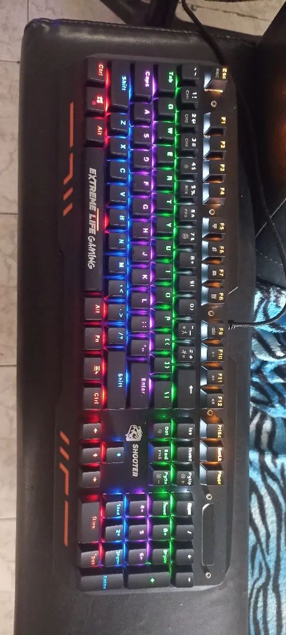 Teclado mecânico gamer iluminado elg - Foto 2