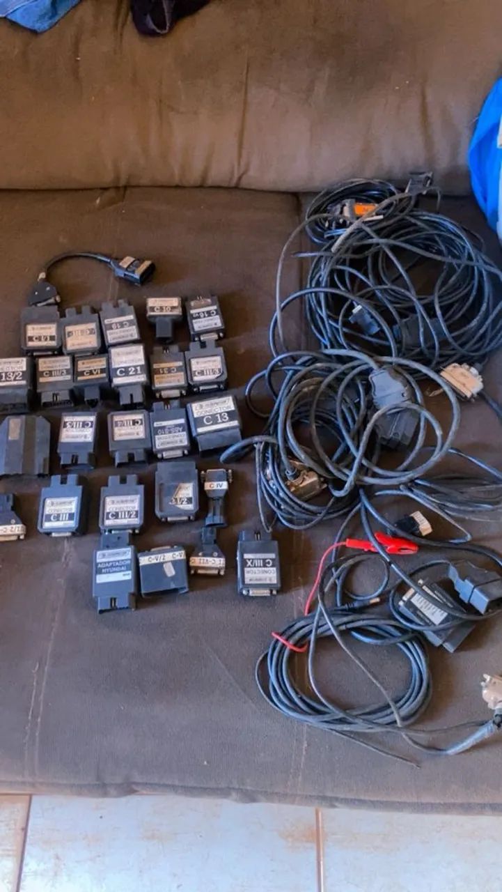 Vendo scaner Napro funcionando perfeitamente bem conservado com todos conector  - Foto 3