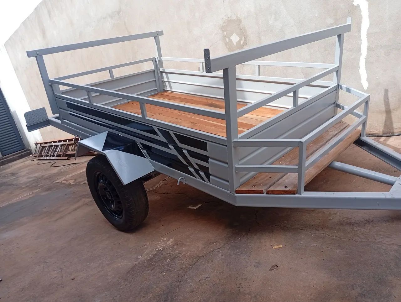 Vendo carretinha nova de fabricação própria  - Foto 3