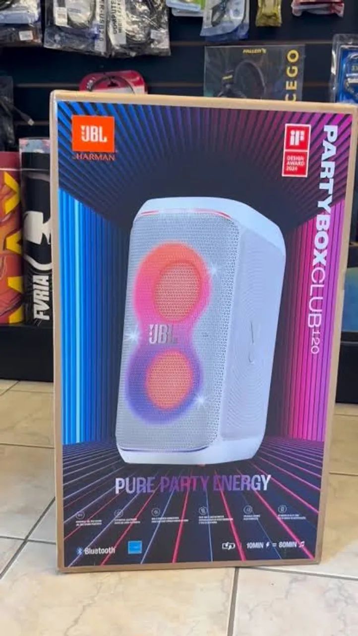 Jbl partybox 120 club branca