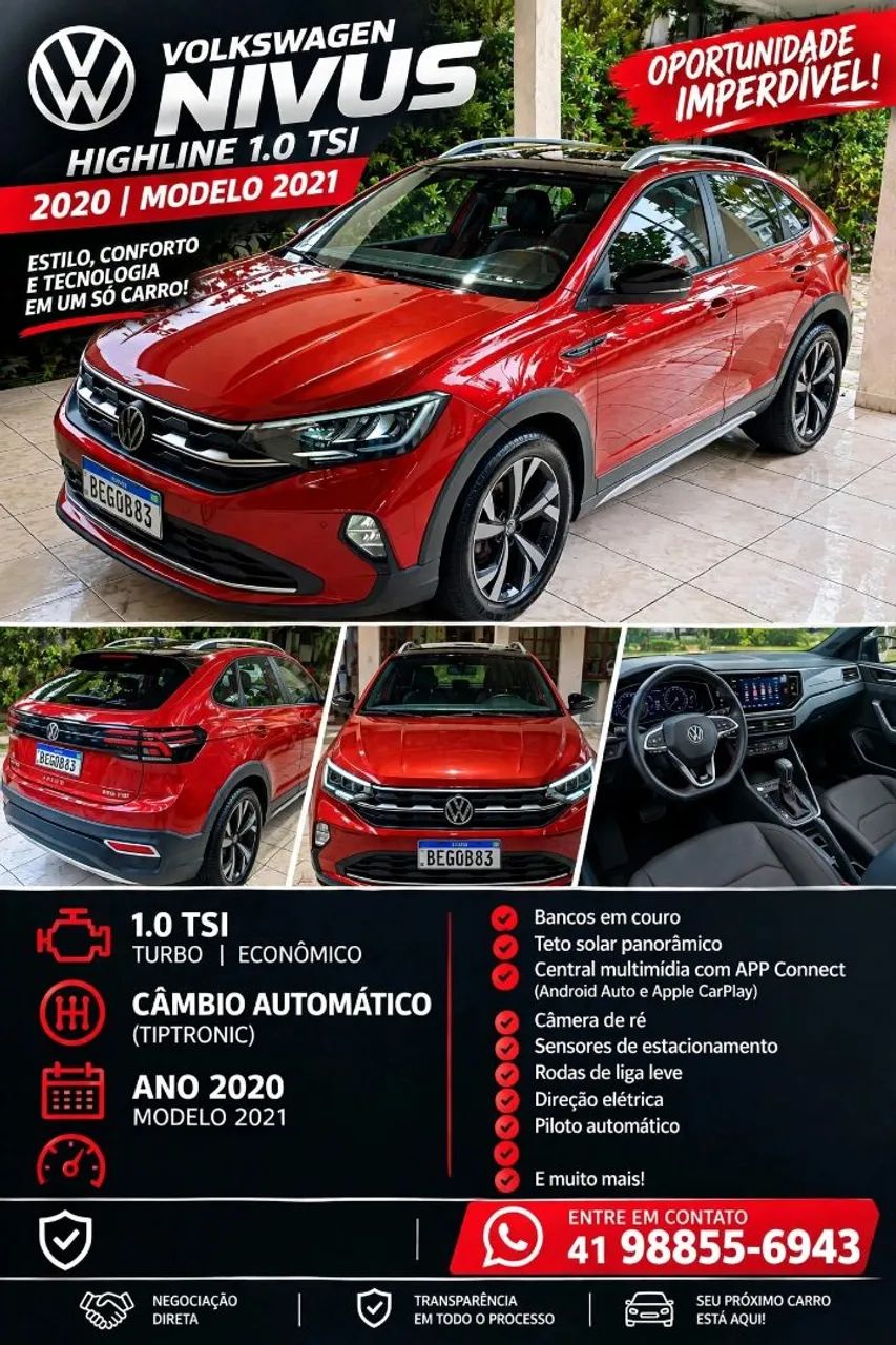 Volkswagen Nivus LAUNCHING ED. 1.0 200 TSI FLEX AUT 2020