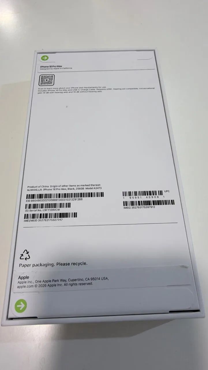 iPhone 18 PRO MAX 256 - preto - Foto 5