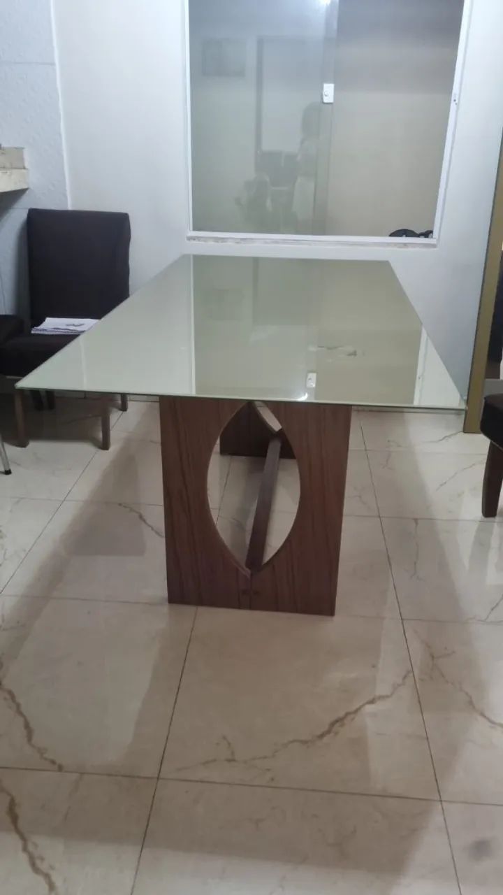 Mesa de 6 cadeiras usada  - Foto 3
