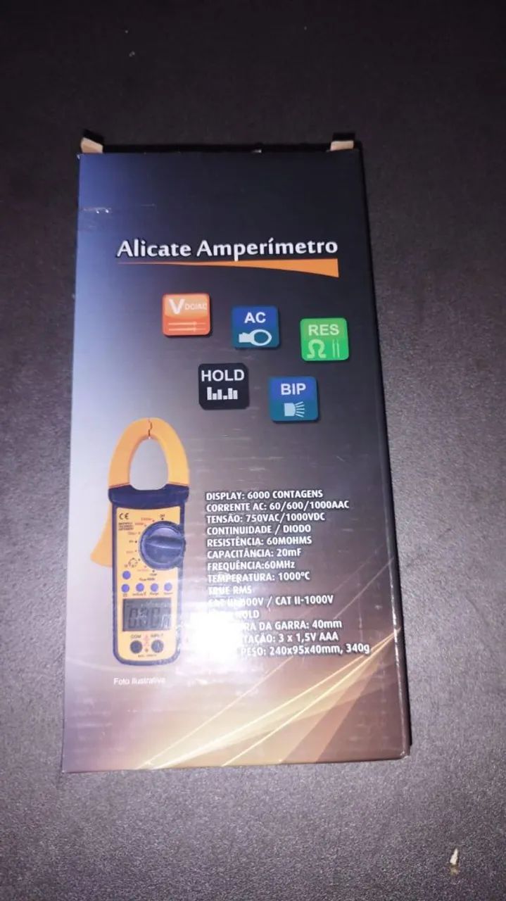 Alicate amperímetro Ad- 7840 - Foto 2