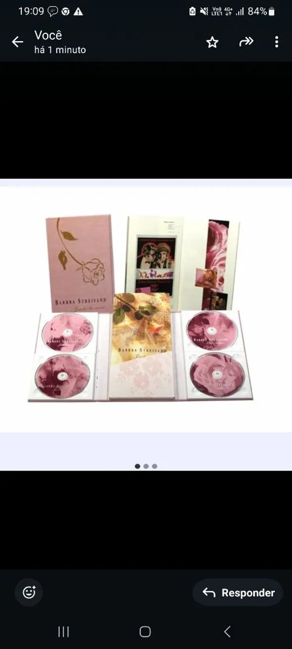 Vendo Caixa de cds da cantora Barbra Streisand  - Foto 2