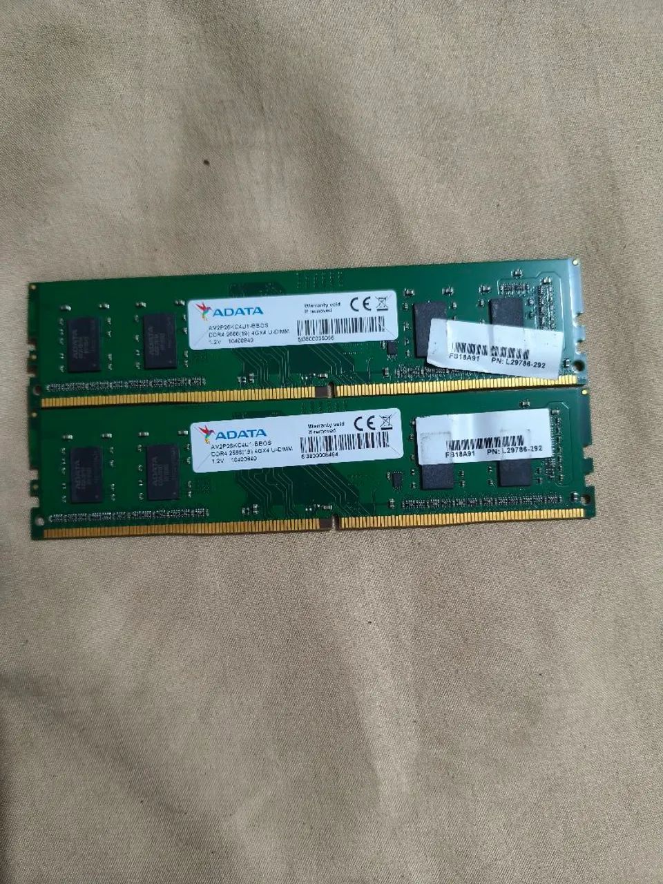Memória DDR4 ADATA 2X4GB
