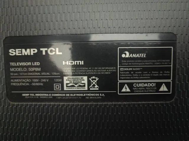 Smart TV TCL 50 polegadas 50P8M (Display com defeito) - Foto 5