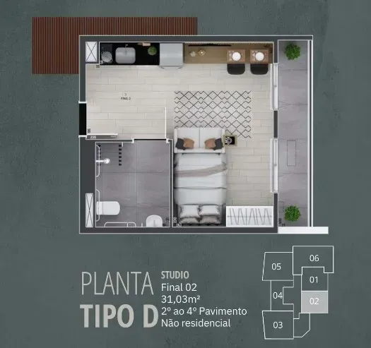 PLANTA 32m²