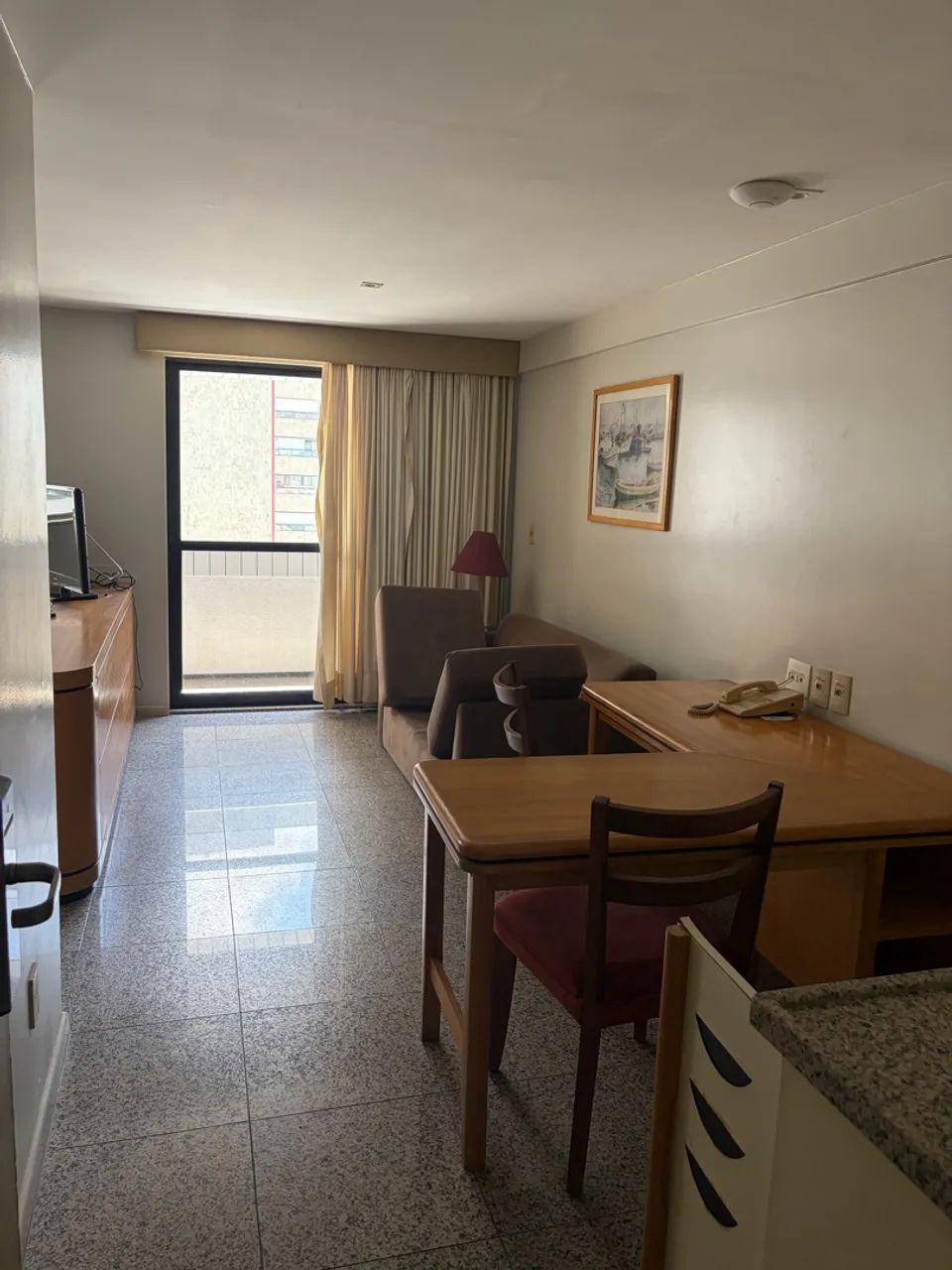 Flat mobiliado beira mar - Foto 2