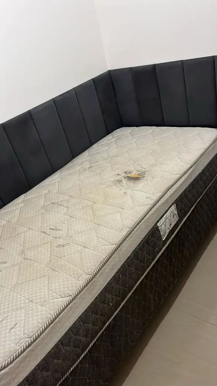 Cama box solteiro (usada) - Foto 5