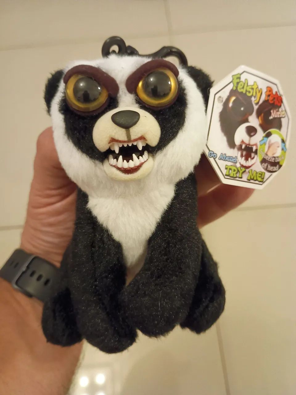 Chaveiro Feiaty Pets original Panda - Foto 2