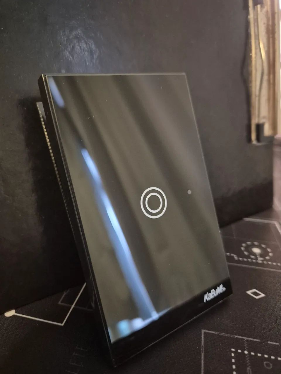 Interruptor Inteligente KaBuM Smart | 1 Botão Preto Touch Wi-Fi Bivolt  - Foto 3