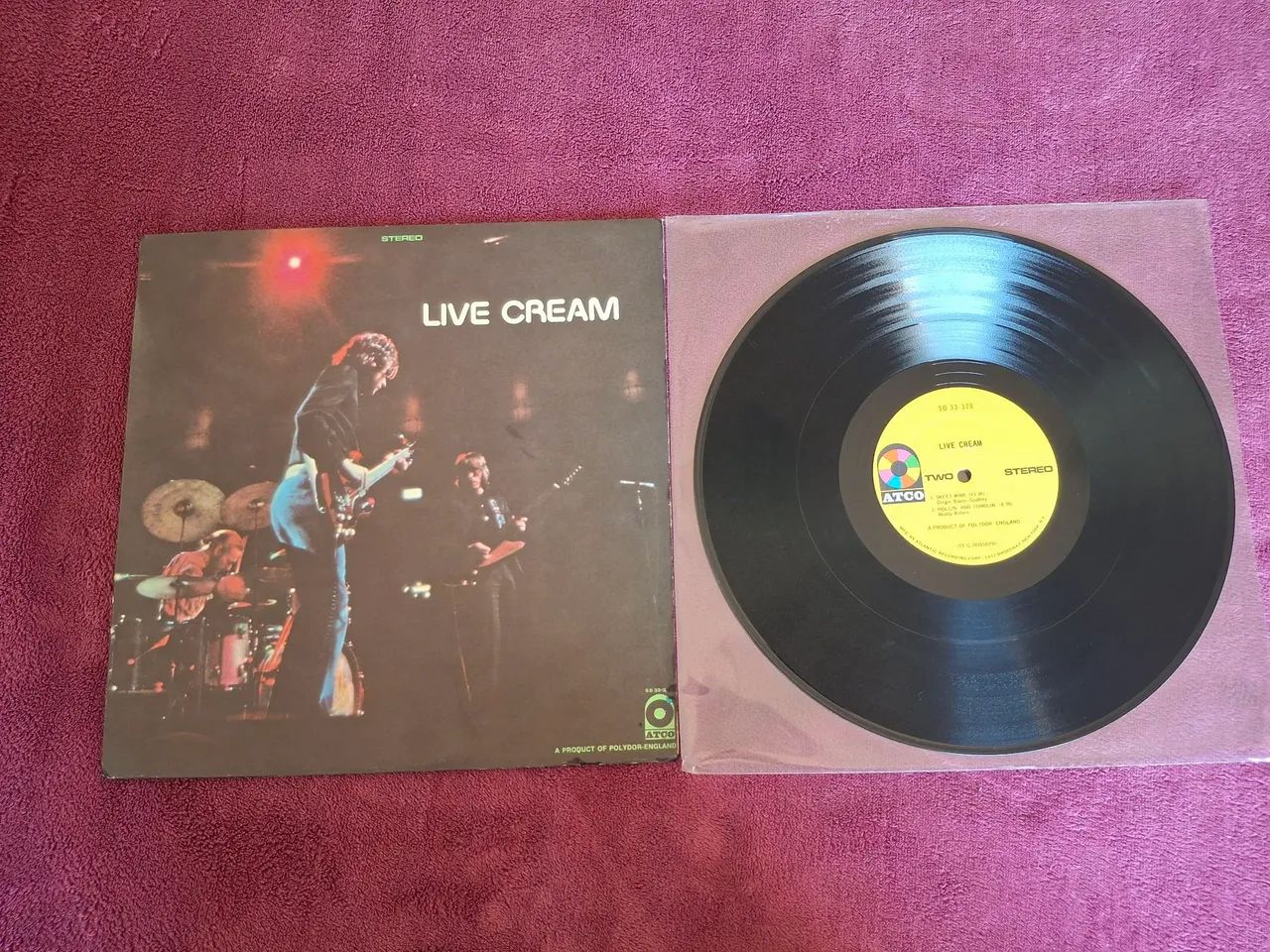 LP Live Cream Importado Eric Clapton Jack Bruce Baker