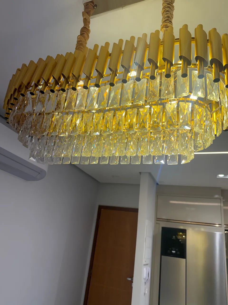 Lustre teto dourado  - Foto 5