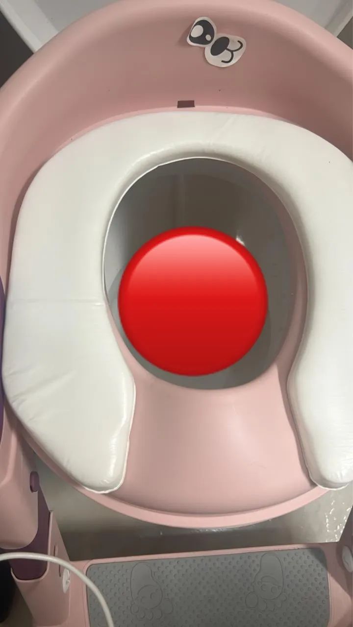 Assento Infantil Vaso Sanitario Troninho Redutor Com Escada - Foto 3