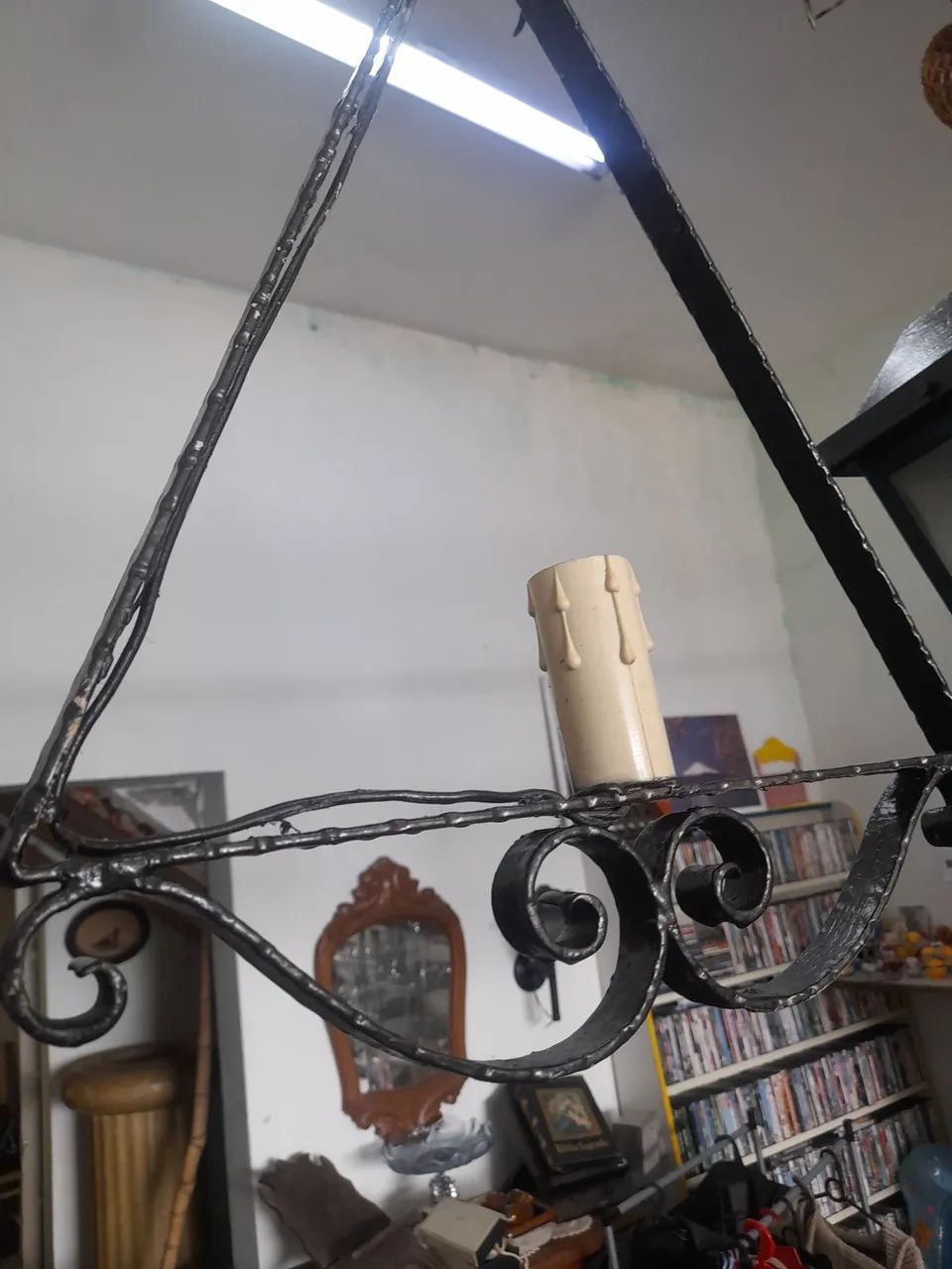 Lustre rústico estilo vela - Foto 5