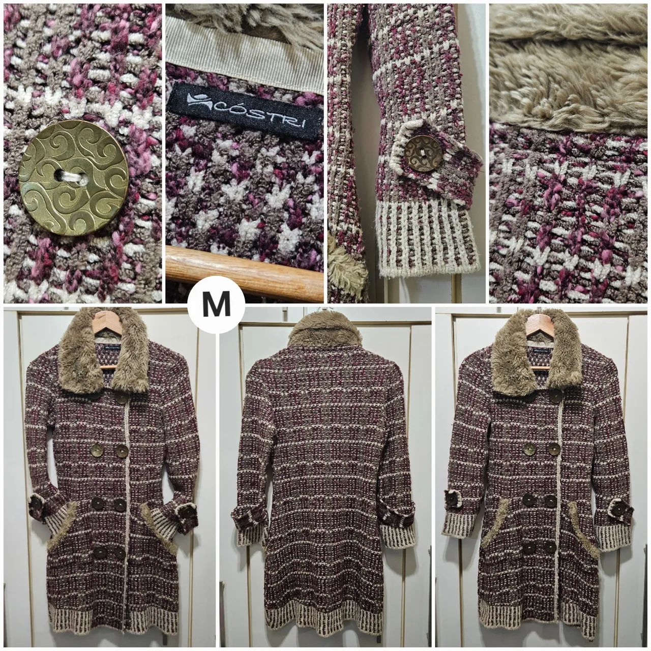 Casaco Tricot Cóstri tam M