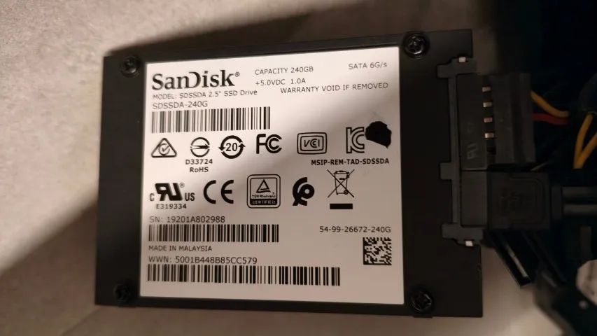 SSD Sandisk Plus 240 GB - Foto 2