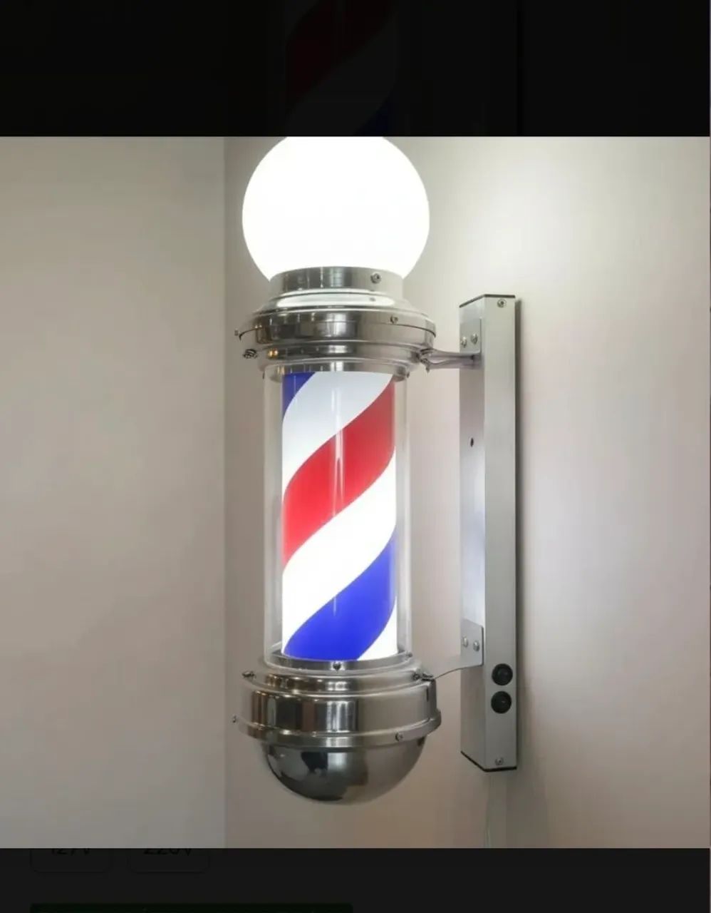 Barber pole barbearia 