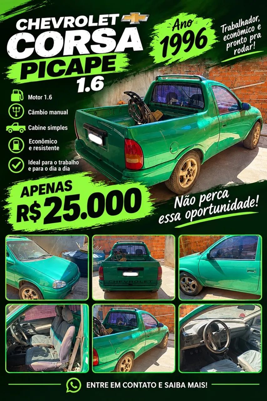 Chevrolet Corsa GL 1.6 MPFI / 1.4 EFI 2P E 4P 1996