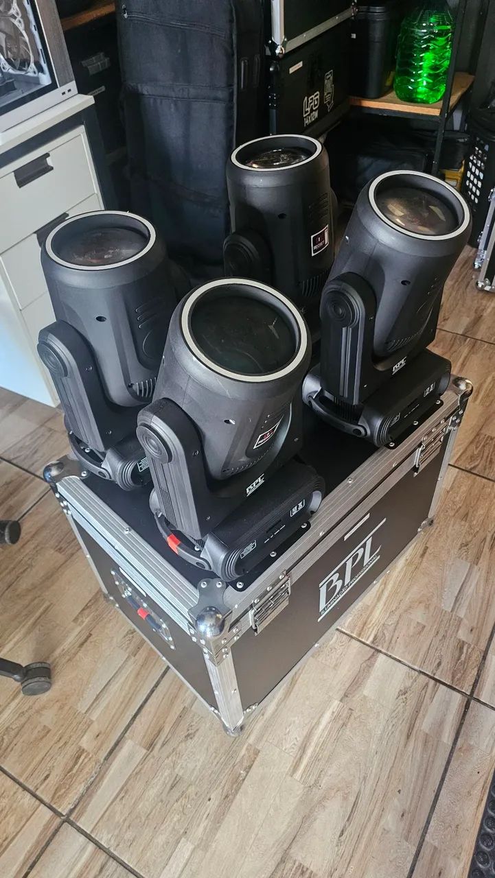 Case c/ 4 Moving BPL 200W Borda Led