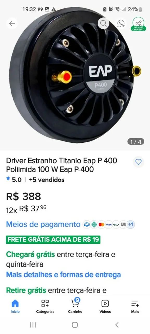 Drive eap p400 já com um cone lts1512 - Foto 5