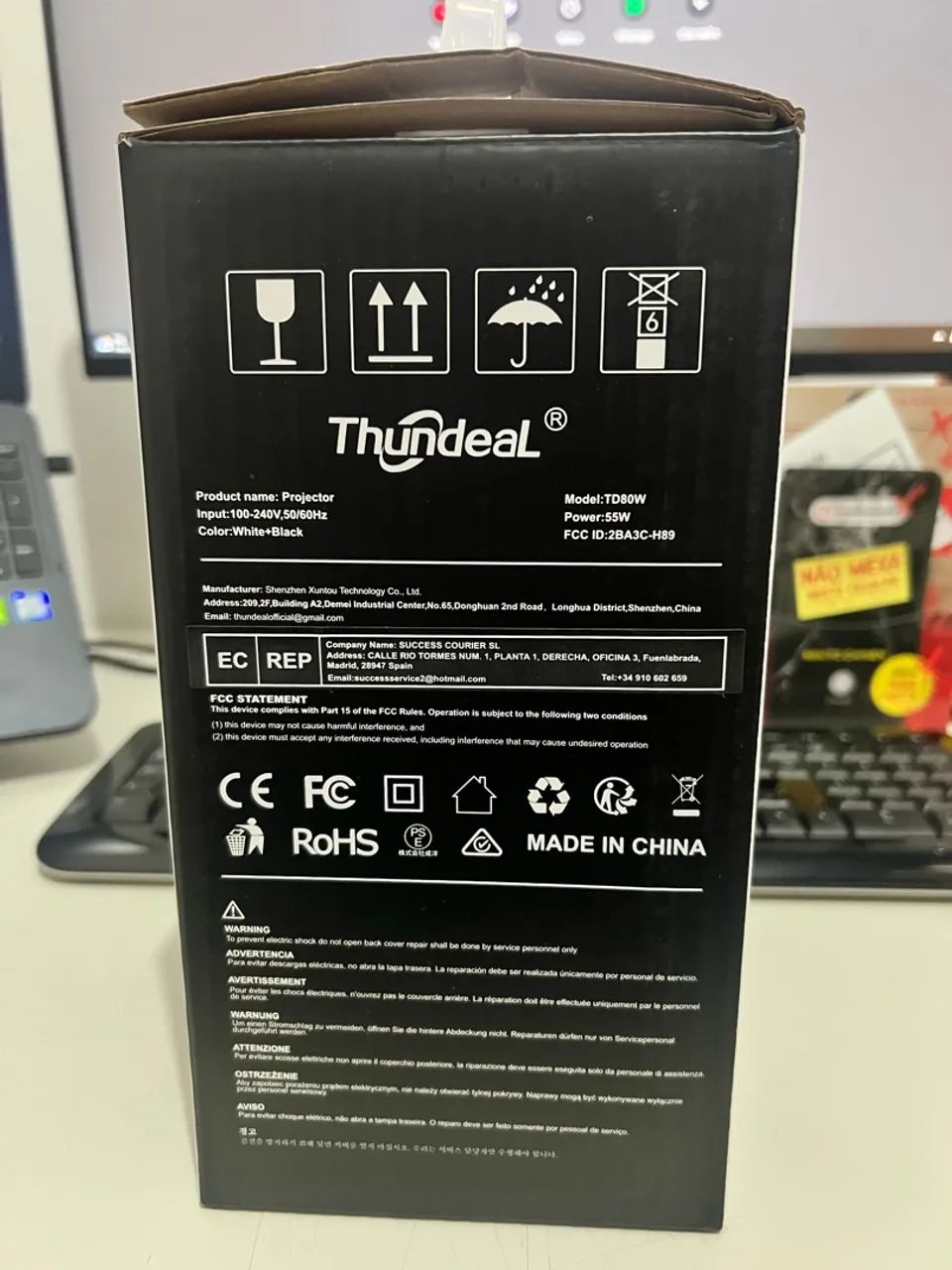 Projetor Thundeal TD80W - Foto 2
