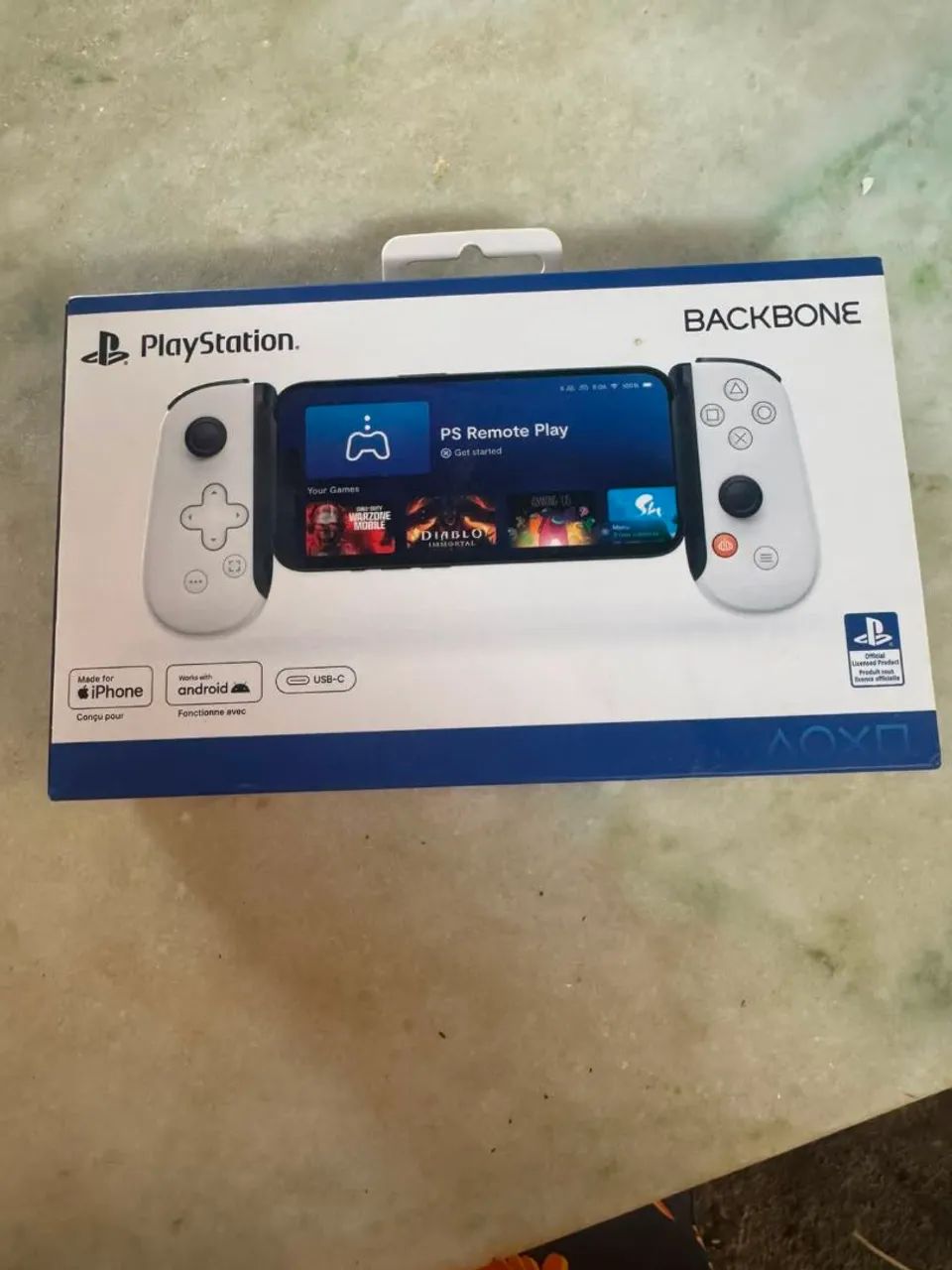 Controle Backbone One PlayStation Edition (USB-C) - NOVO, Na Caixa