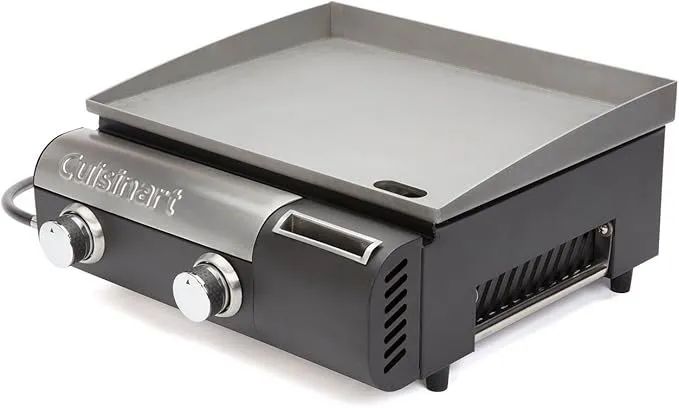 Cuisinart Chapa a gás Gourmet CGG-501, 2 Queimadores - Importado Nova.