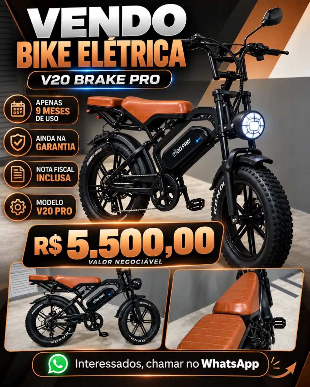 Bicicleta elétrica 