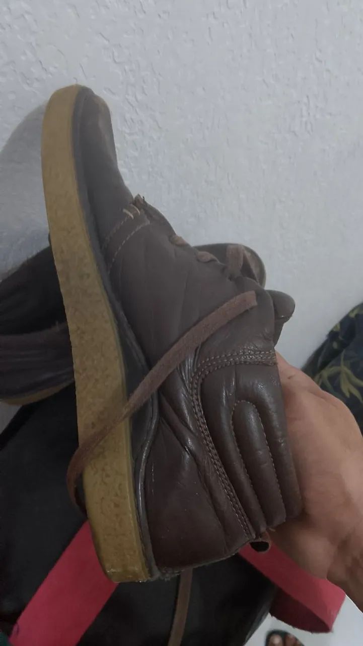 Bota de couro oxto Tam:41 - Foto 3